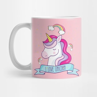 I Love Unicorn Mug